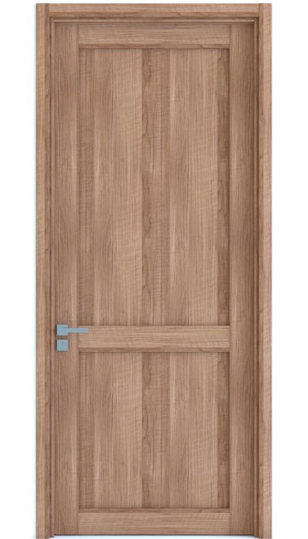 Puerta modelo clásico de dos panales