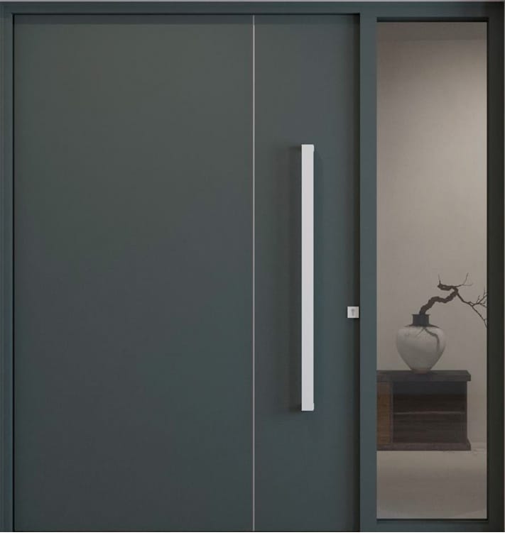 Puerta con paño fijo (Paño fijo opción ACM)