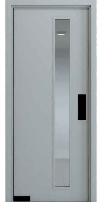 Puerta vaivén vidrio largo